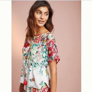ANTHROPOLOGIE Floral Shirt